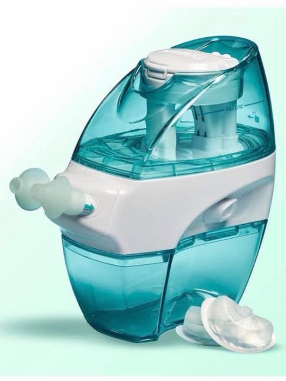 Teal Baby Nasal Aspirator - Gentle Suction for Infants